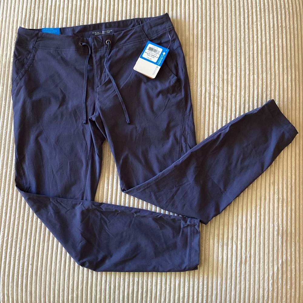 Columbia Blue Anytime Outdoor Ankle Pant 8 Long